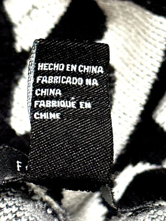 Forever 21 Small Black White Cardigan Floral Checker Knit Retro Preppy Daisy Mod - Picture 7 of 10